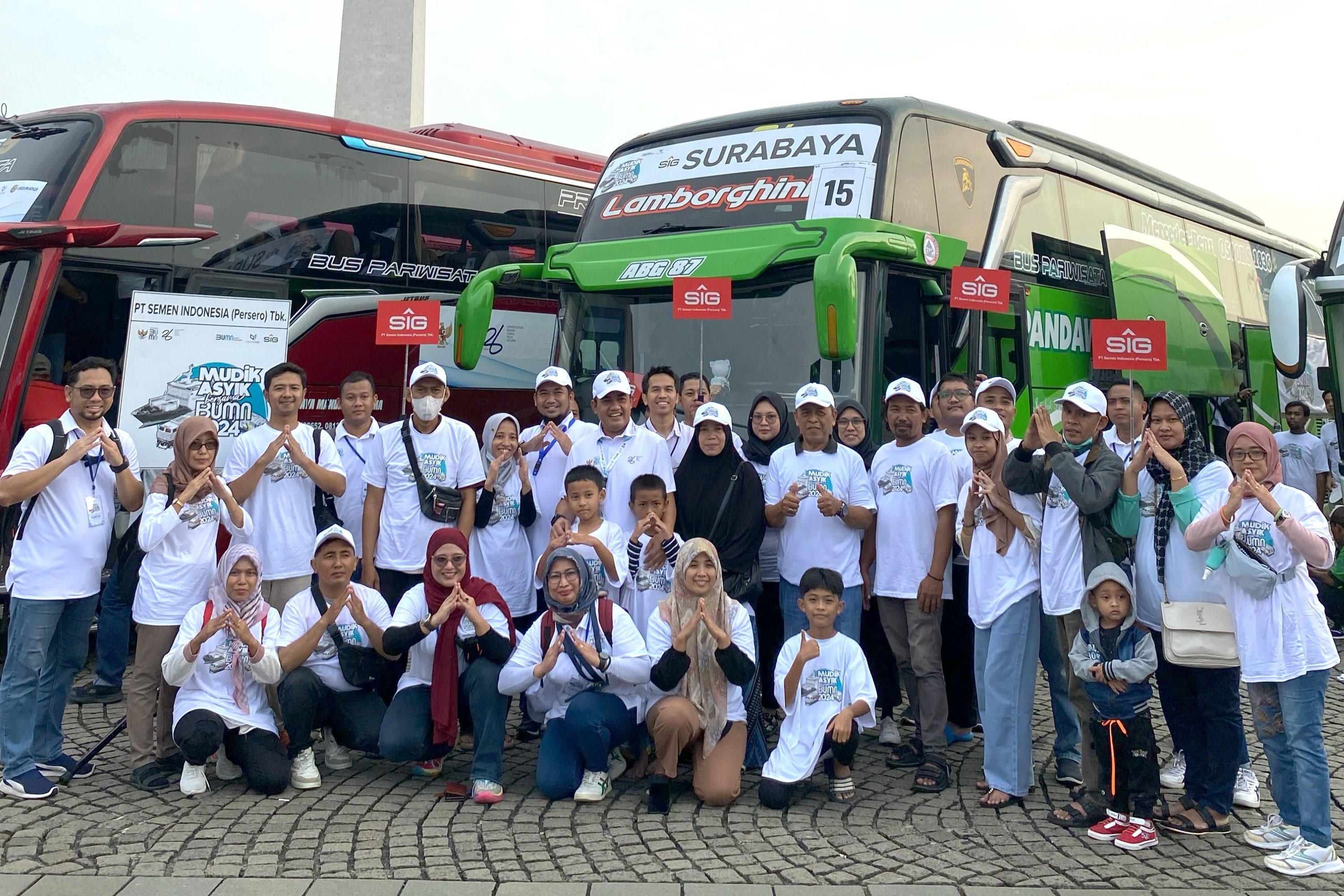 SIG Berangkatkan 880 Peserta ‘Mudik Bersama BUMN 2024’ ke Empat Provinsi di Indonesia