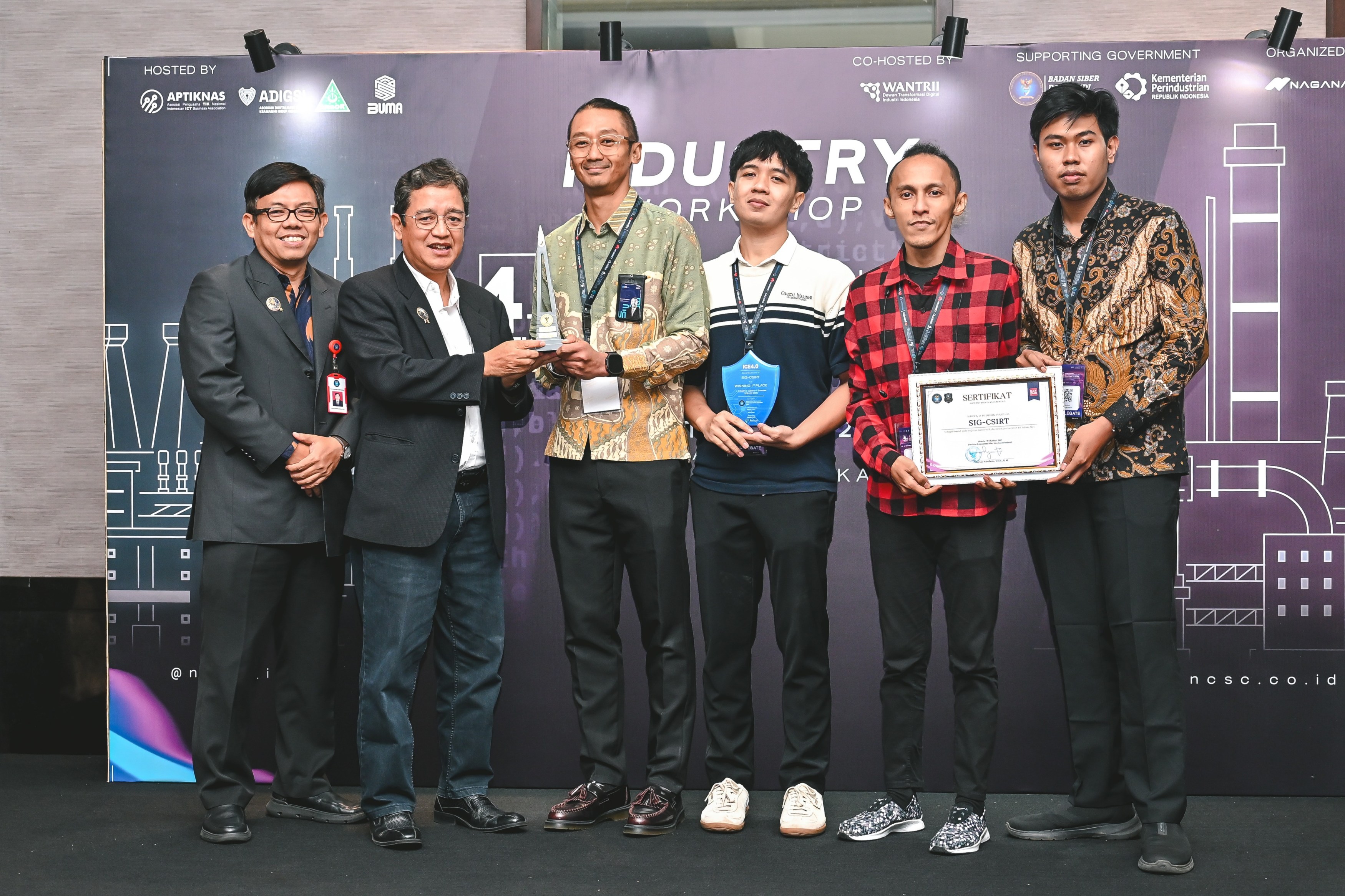 Lindungi Infrastruktur Operasi, Ketangguhan Keamanan Siber SIG Raih Podium Utama Kompetisi Keamanan Siber Industrial Cyberdrill Exercise 2025