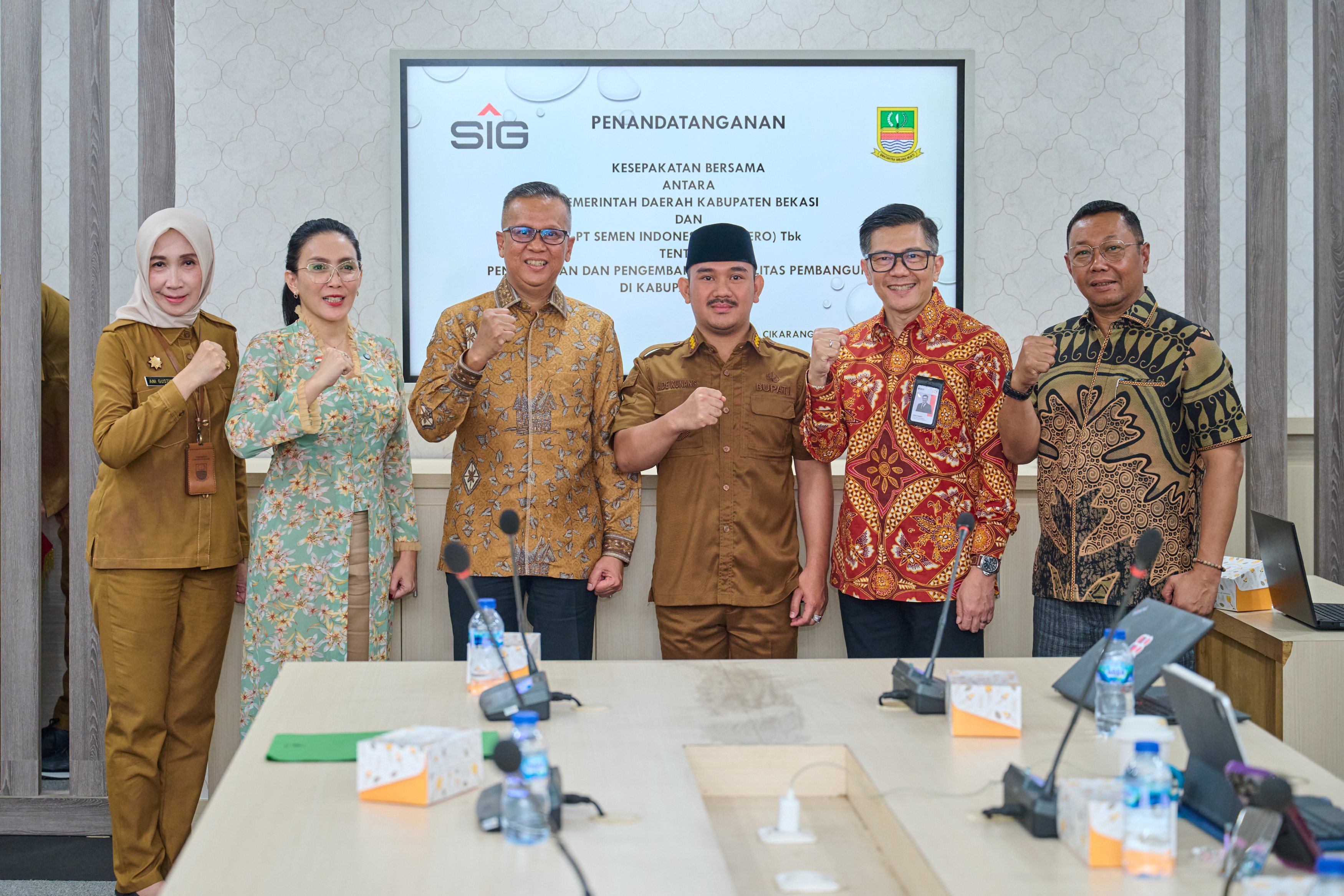 Tandatangani Kesepakatan Bersama, SIG Dukung Pemkab Bekasi Akselerasi Pembangunan Berkelanjutan di Kabupaten Bekasi