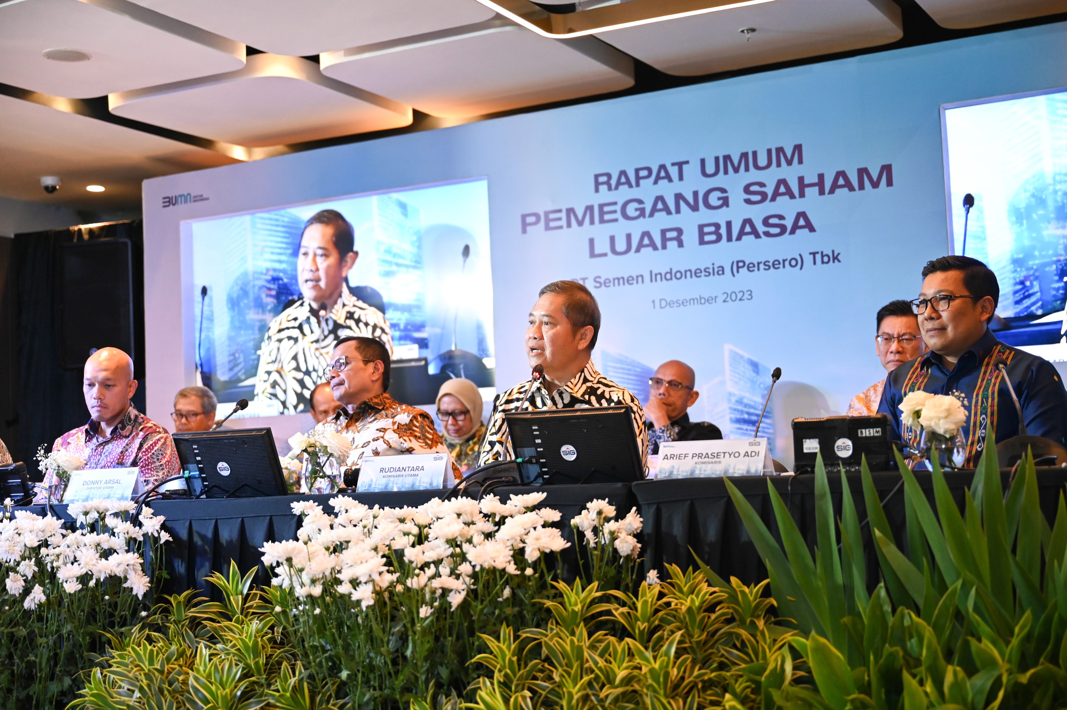 Gelar RUPSLB, Budi Waseso diangkat Sebagai Komisaris Utama SIG